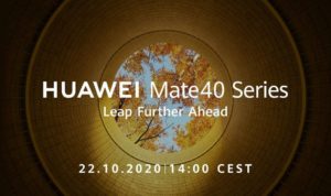 Megvan a Huawei Mate 40 mobilok bemutatójának időpontja